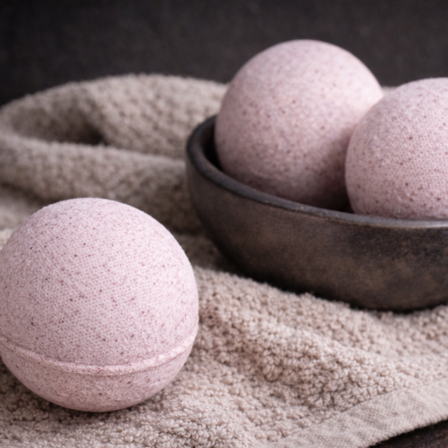 Badebomben_rote Beete in der Schale