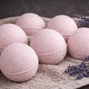 Badebombe für empfindliche Haut - Lavendel & Kamille