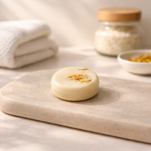 Shampoo Bar für empfindliche Kopfhaut - Kamille & Ringelblume